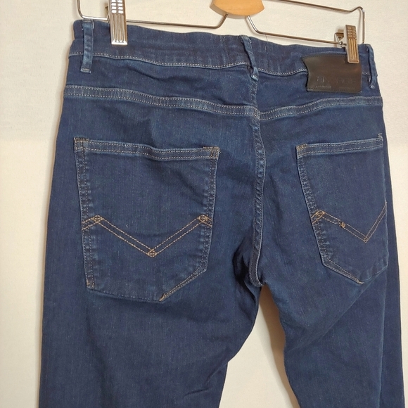 energie Saxon Skinny Jeans‎ Dark Wash 32 34 Low Waist Tight Leg Cotton Elastane - Picture 5 of 10